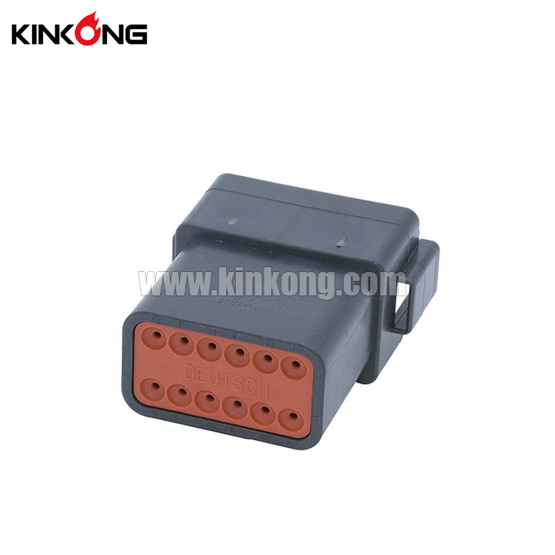 DT04-12PA-E004 AT04-12PA-BLK Male12 Pins Cable Automotive Connector ...